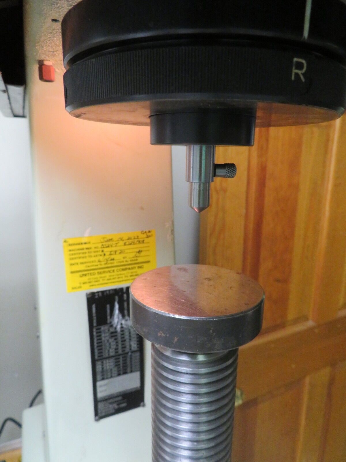 Wilson Rockwell Digital Regular & Superficial Rockwell Hardness Tester B524T Bullseye Calibration