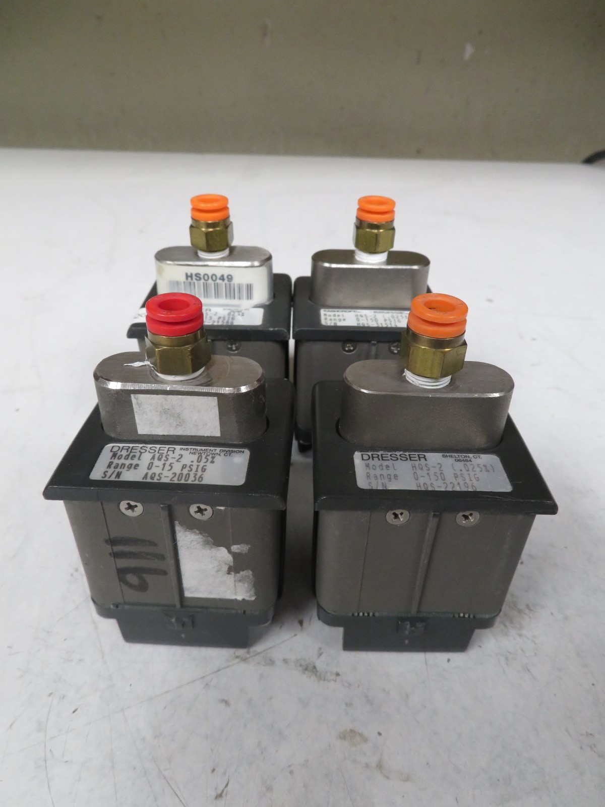 Ashcroft ATE 100 HEISE Pressure Calibrator 4 Modules 0-15 PSI 0-150PSI QG12