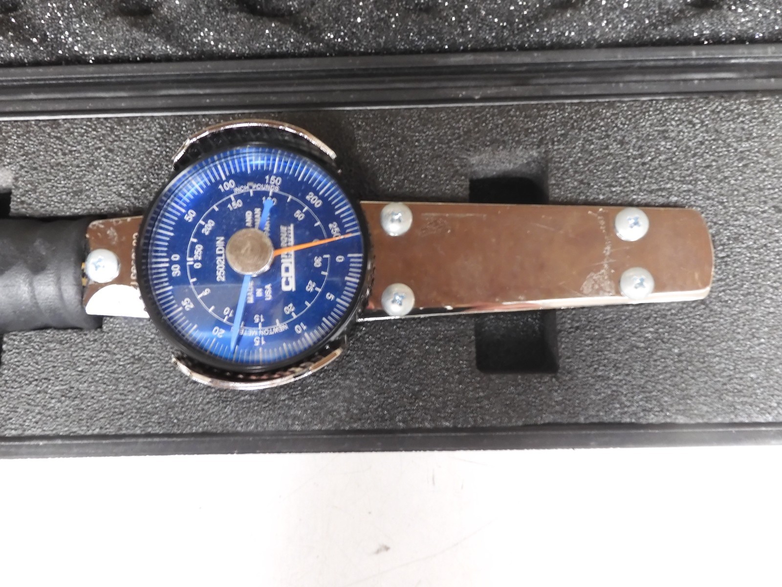 CDI - mdl 2502LDIN - 250 " lb. Dial Torque Wrench - 3/8" drive w/ case - QF21 - Image 3