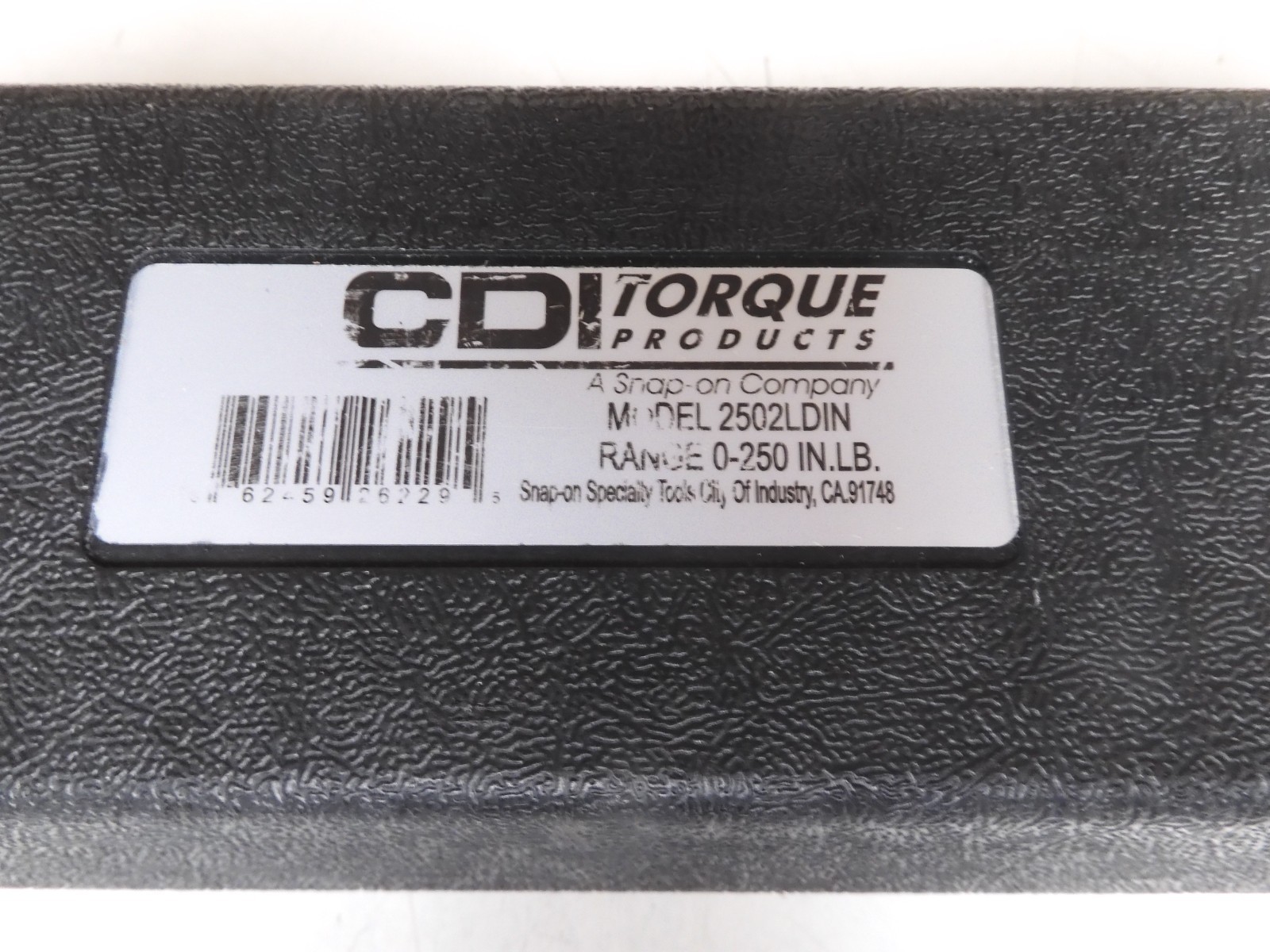 CDI - mdl 2502LDIN - 250 " lb. Dial Torque Wrench - 3/8" drive w/ case - QF21 - Image 6