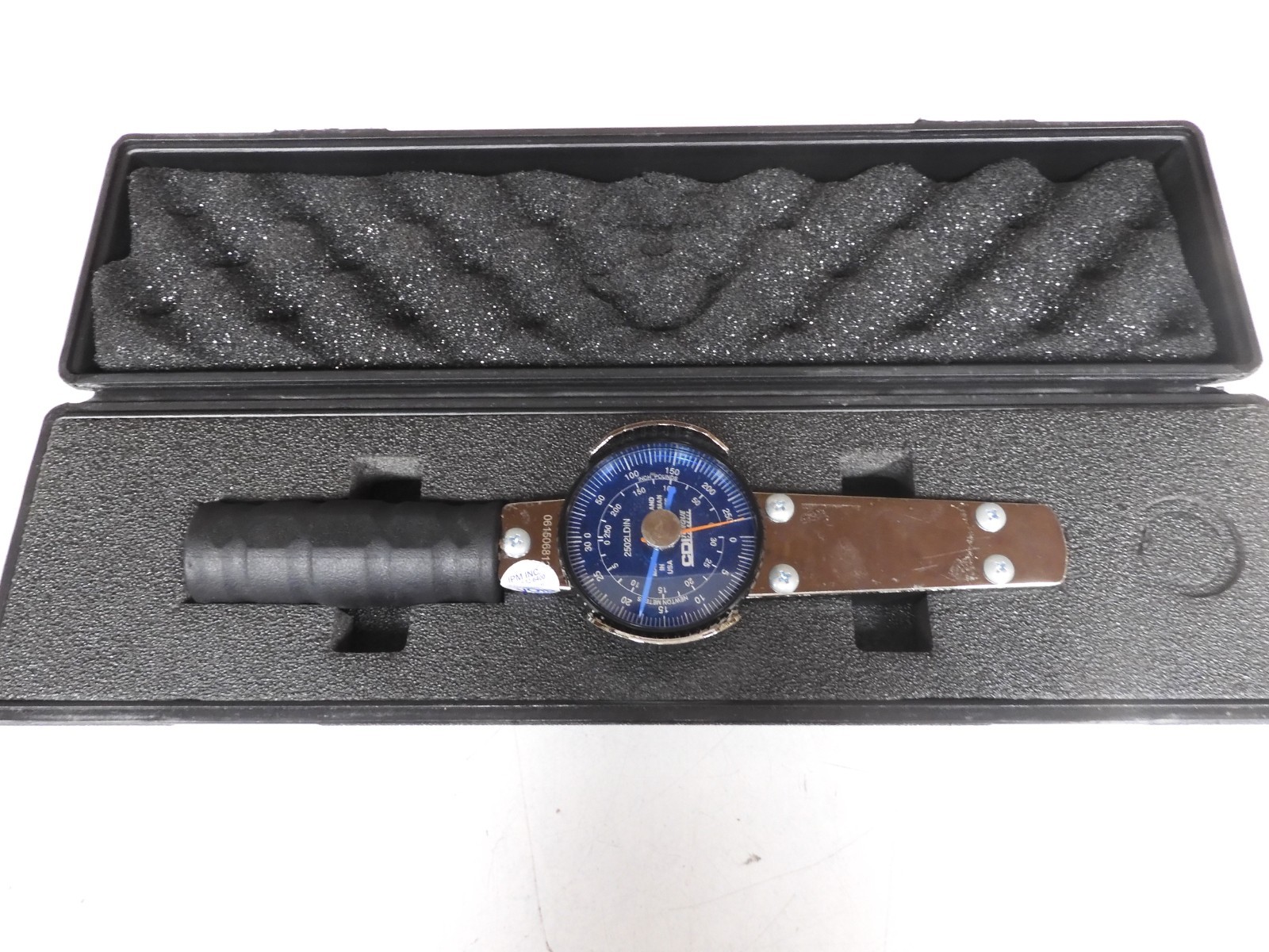 CDI - mdl 2502LDIN - 250 " lb. Dial Torque Wrench - 3/8" drive w/ case - QF21