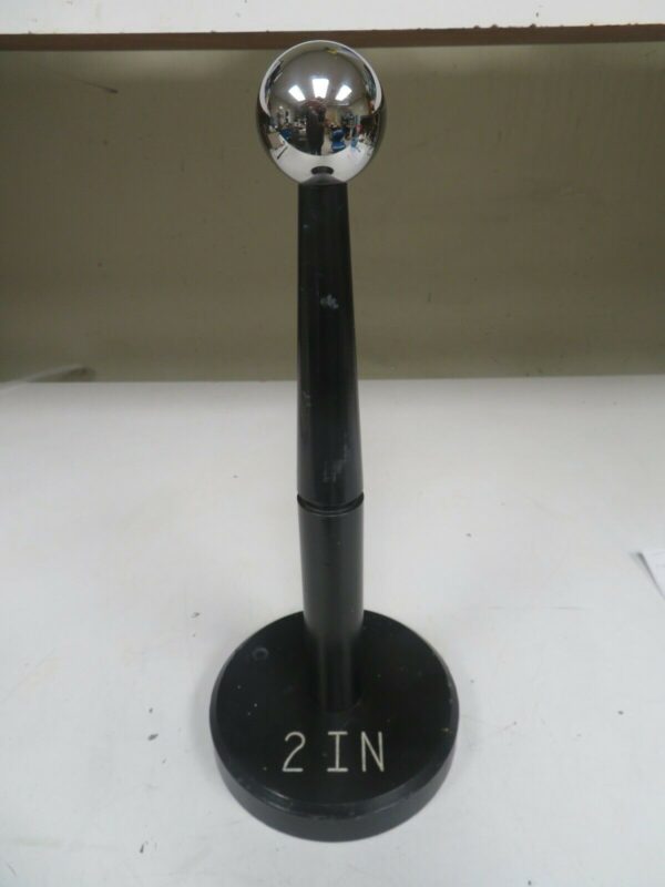 CMM Reference Sphere Artifact 2" Diameter Datum ball, and 15" Stem