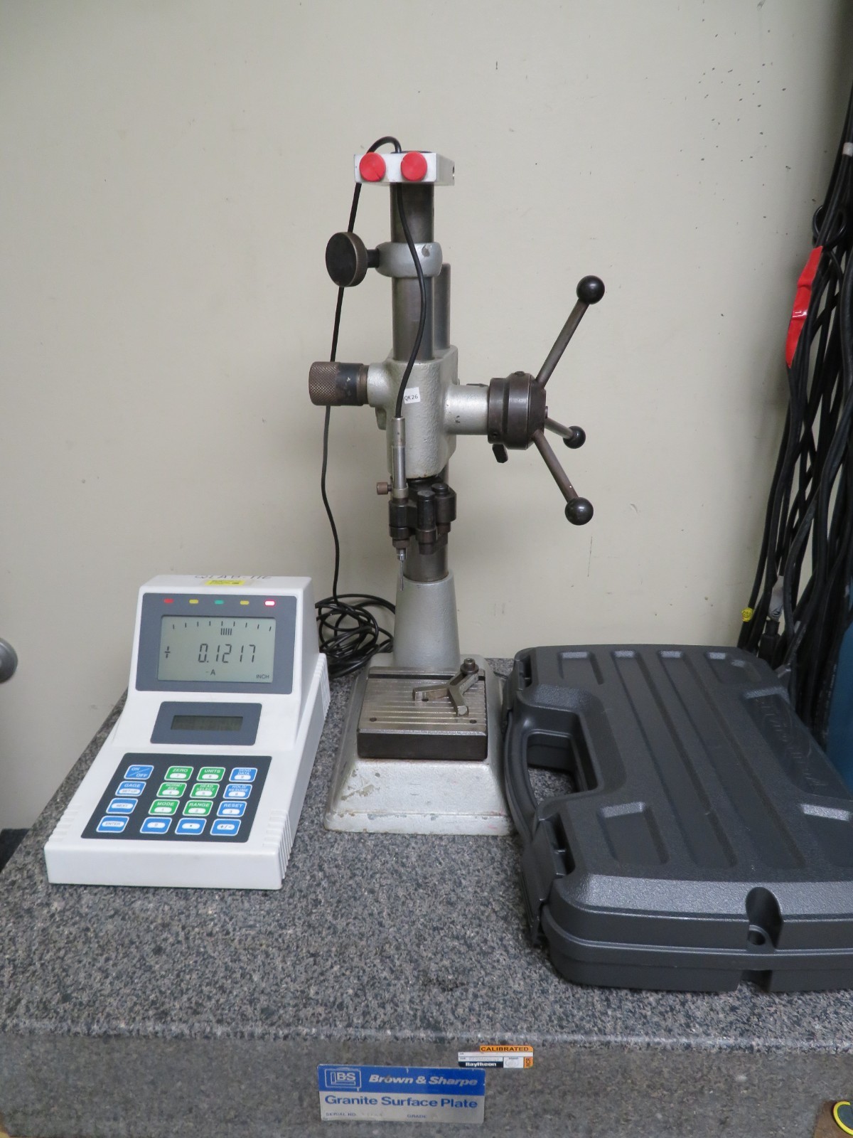 Diatest Split Anvil Bore Measuring System w Mahr 832 Readout MST102 Stand QK26