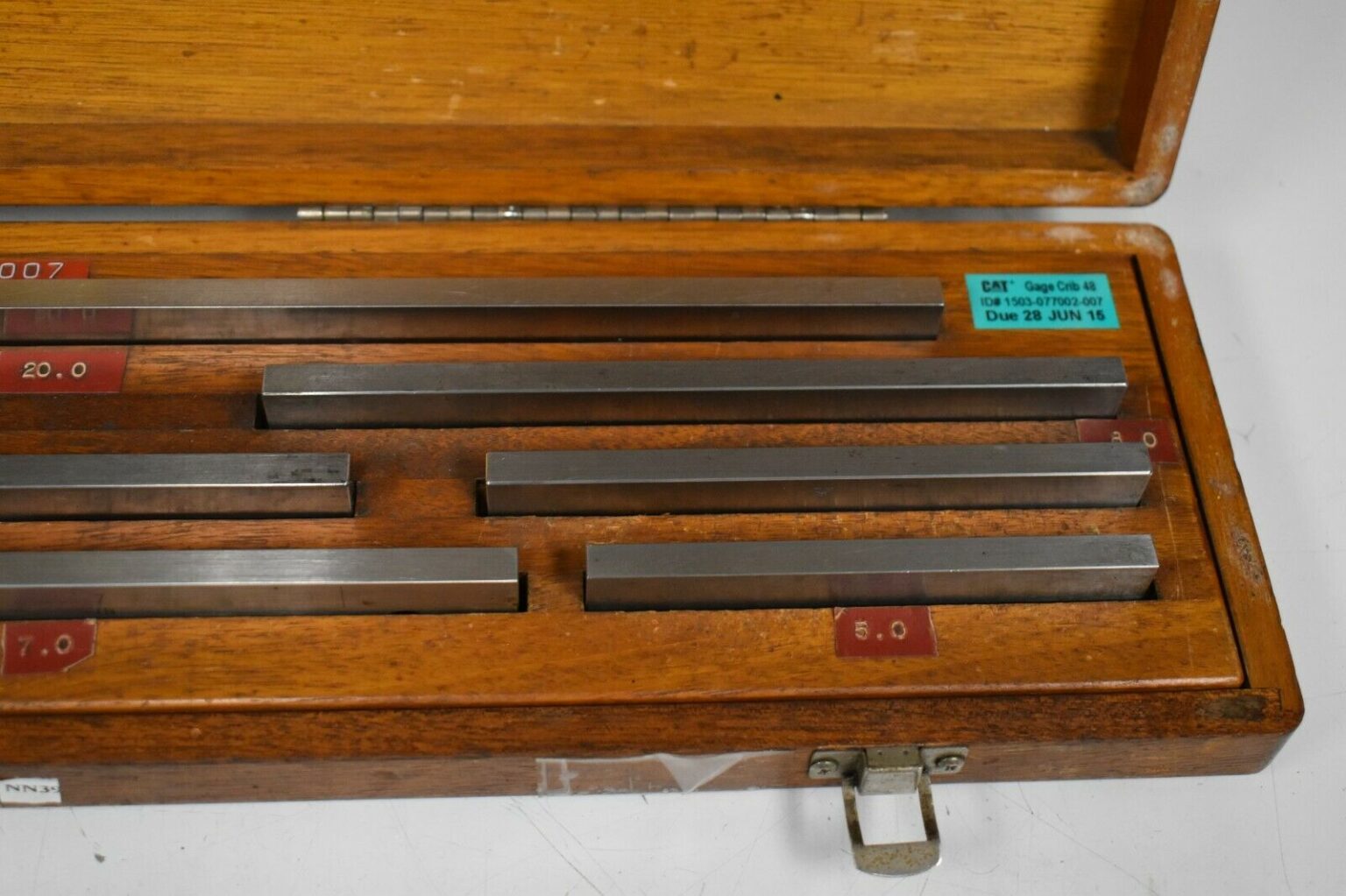 DoAll 520" Rectangular Steel Large/Long Gage Block Set NN39