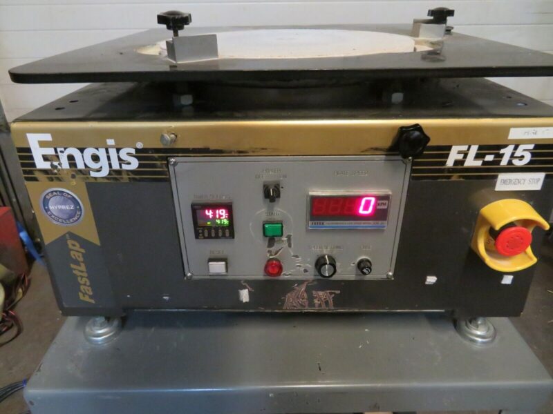 Engis FL-15 Fastlap Lapping Polishing Machine 15" w/ Steel Worktable & platen - Image 3