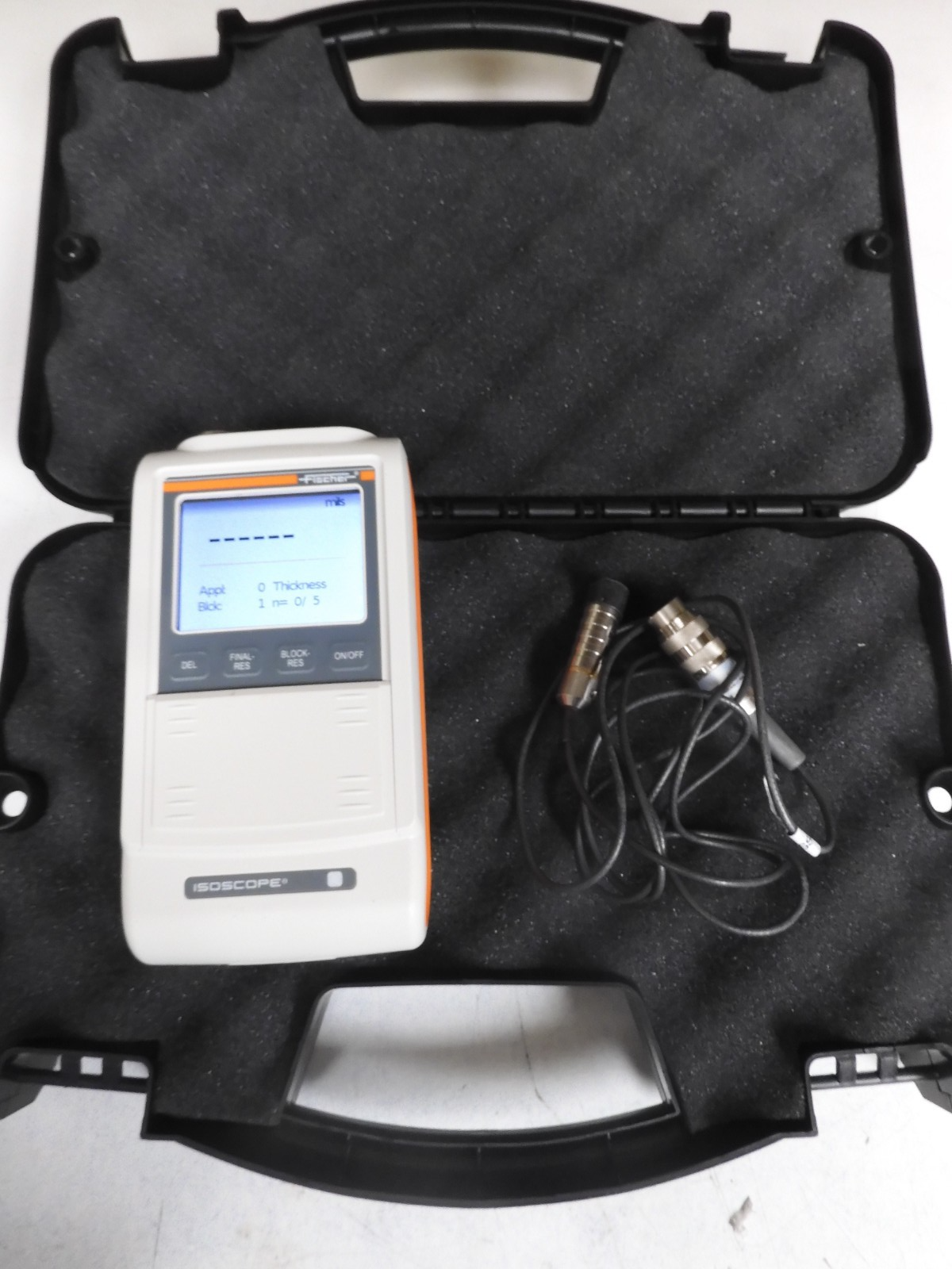 Fischer - model FMP30-C - Isoscope Coating Thickness Gauge w/ Probe - QE59