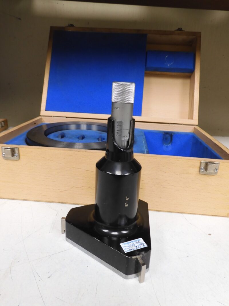 Fowler Bowers  Intrimik/Holemic/Bore Micrometer w/ ring - 5-6"/.0005" - PW57 - Image 4