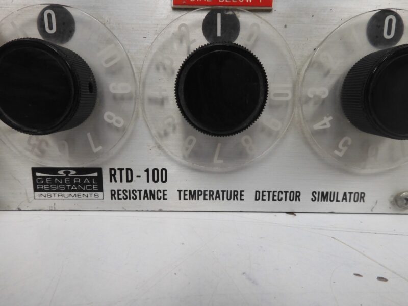 General Resistance RTD-100 Resistance Temperature Detector Simulator - QA48 - Image 3