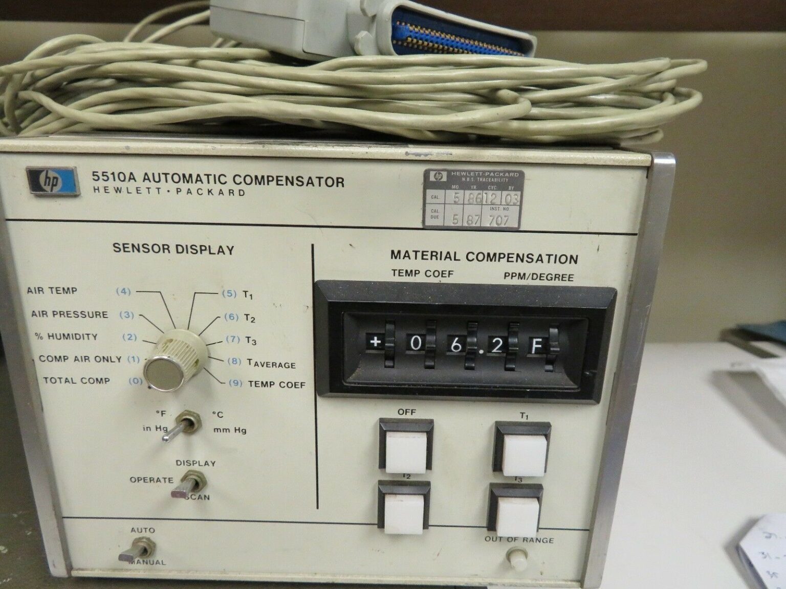 HP Model 5500c, 5510a, 5505A Laser Measuring/Interferometer Parts