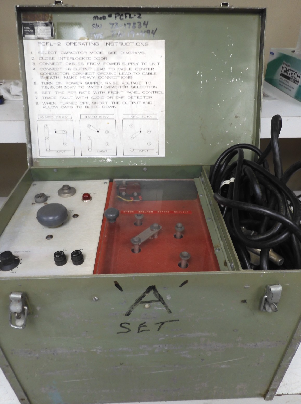 Hipotronics - model PCFL-2 - Primary Cable Fault Locator - QF73