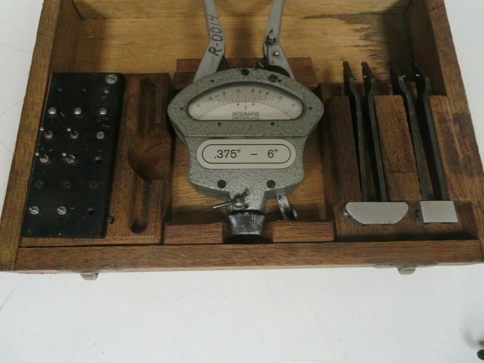 Interapid Hole & Groove Checking Comparator .375 6.00" OY14
