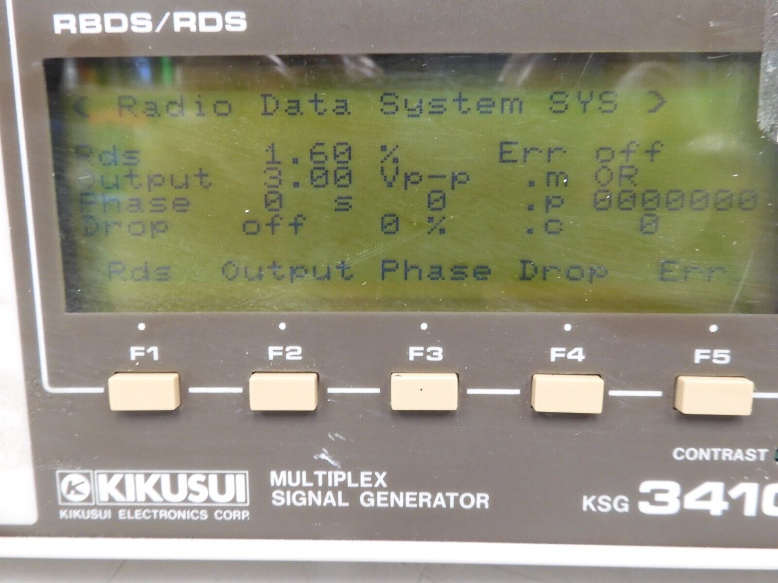 Kikusui model KSG3410 Multiplex Signal Generator Last Cal'd 12/