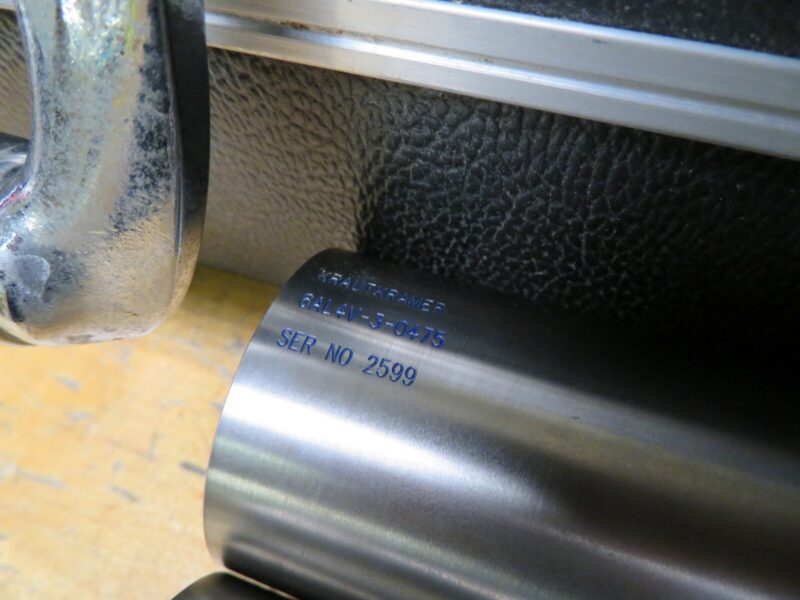Krautkramer ASTM E127 Distance Amplitude 6AL4V Titanium 3/64" Test Blocks QB2 - Image 3
