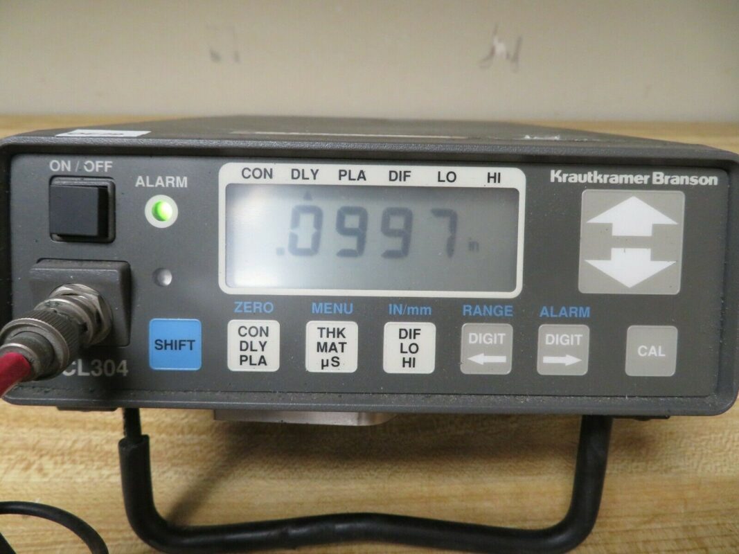 Krautkramer Branson CL304 Portable Ultrasonic Thickness Gauge OE29