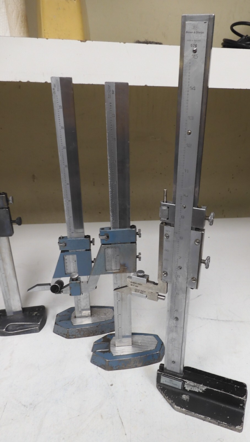 Lot of 7 - Vernier Height Gages - Various sizes and manufacturers - QA21 - Image 3