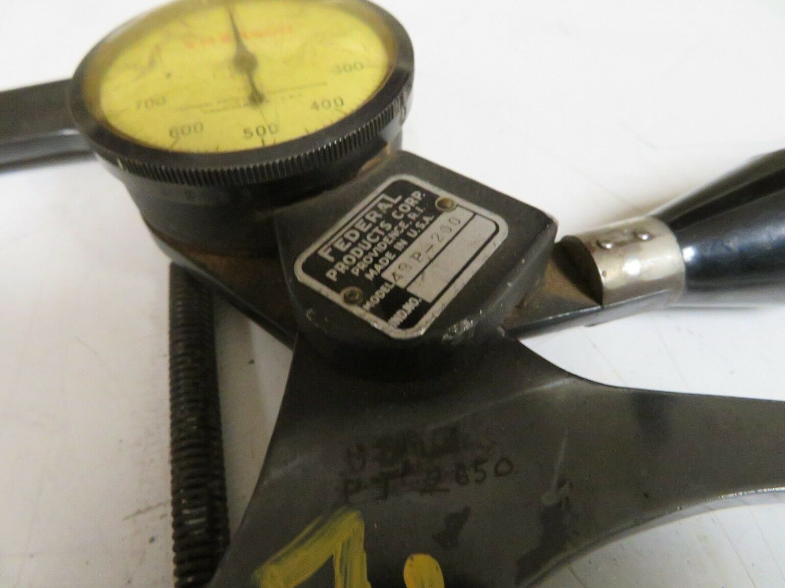 Mahr Federal 49P200 Steel Outside Dial Caliper Gage .001 Grads MU55