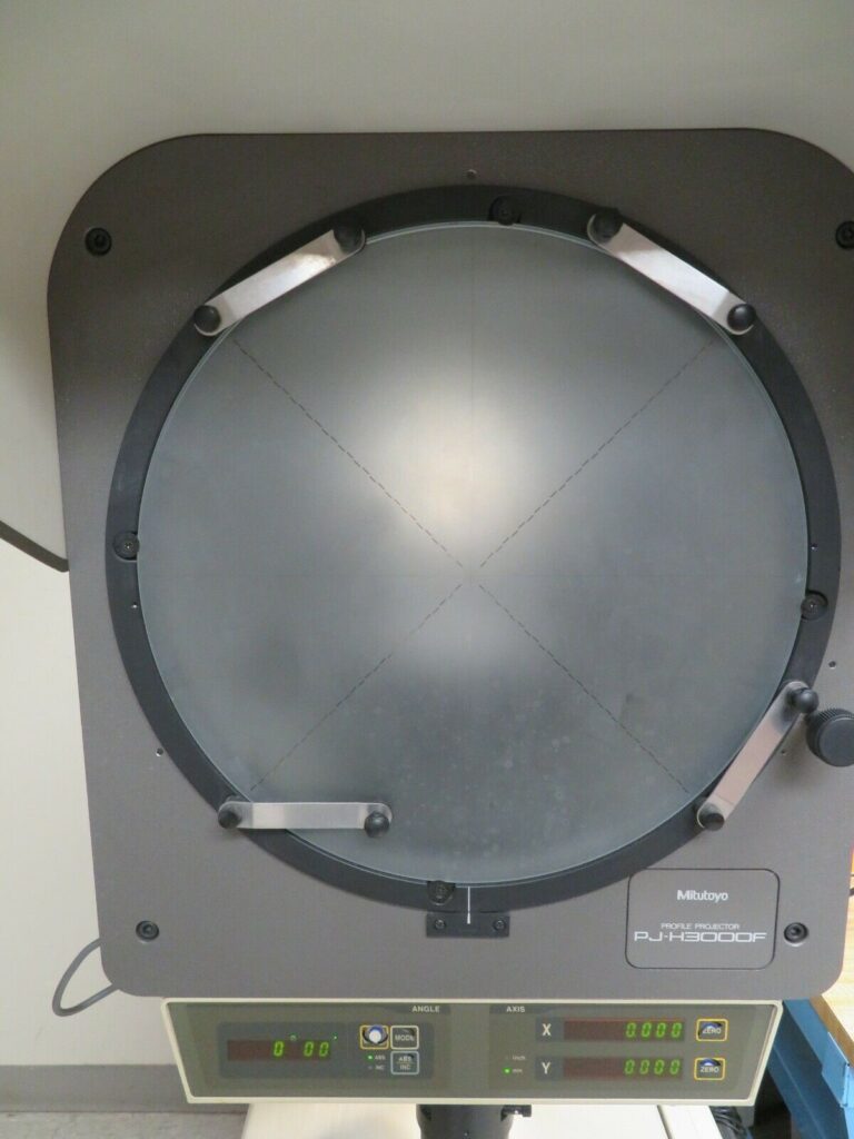 Mitutoyo PJH3000F Vertical Optical Comparator 12" Optical Comparator