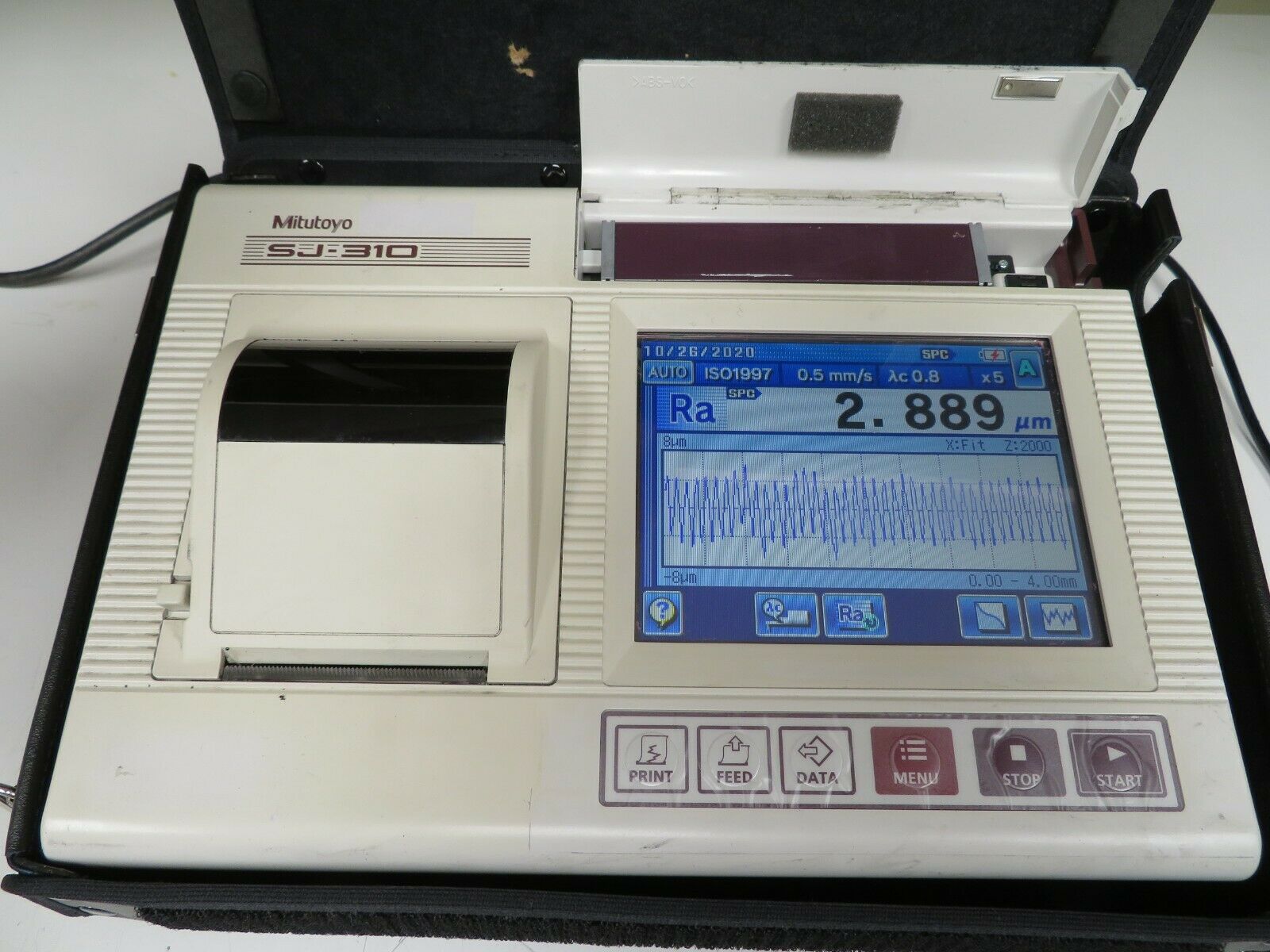 Mitutoyo SJ310 Profilometer Surface Finish Tester Complete tested