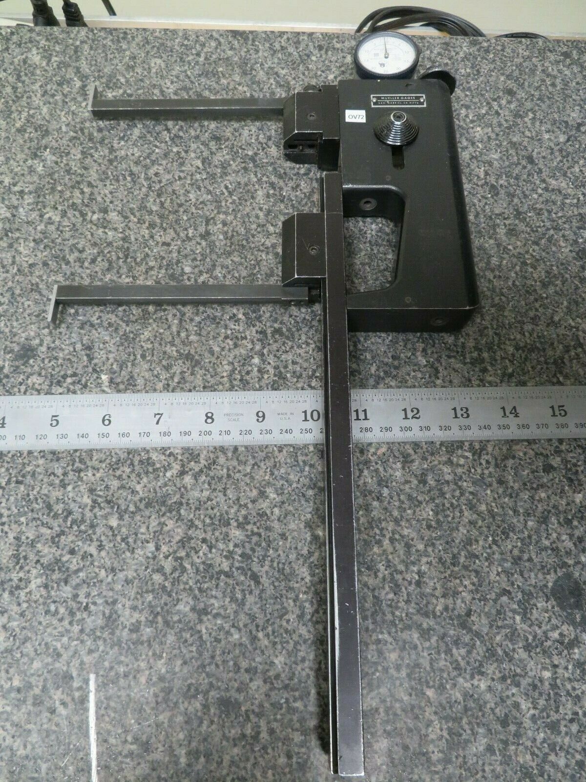 Mueller Gage Model 17940 Parallel Movement Groove Diameter Gage