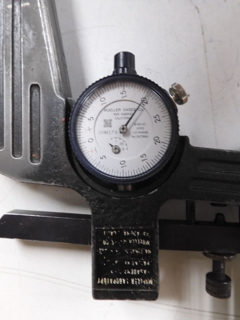 Mueller Gage - model 1904 - .73"- 6.875/.0005" Groove Diameter Gage - PW22 - Image 3
