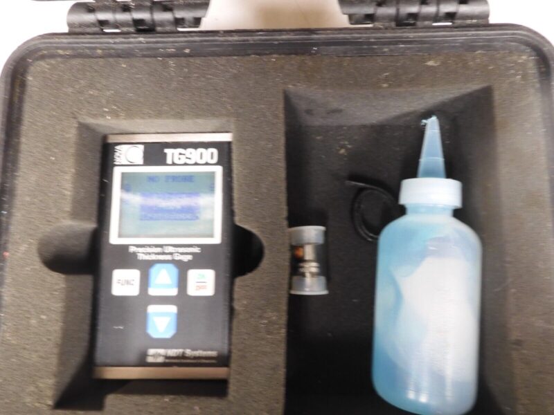 NDT Systems - Nova TG900 Precision Ultrasonic Thickness Gage, D20R probe - PY66 - Image 3