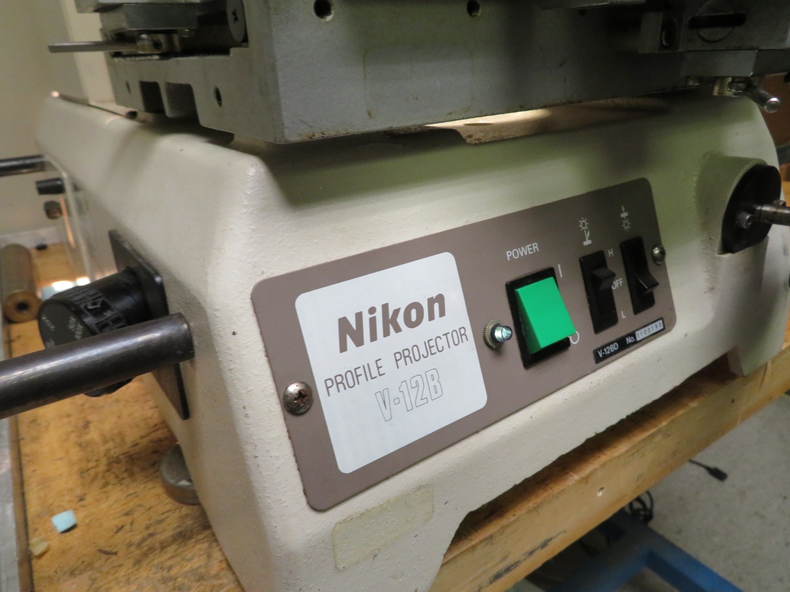 NIKON V12B V-12BD Optical Comparator / Profile Projector 10X, 20x, 50x QC2000 - Image 8
