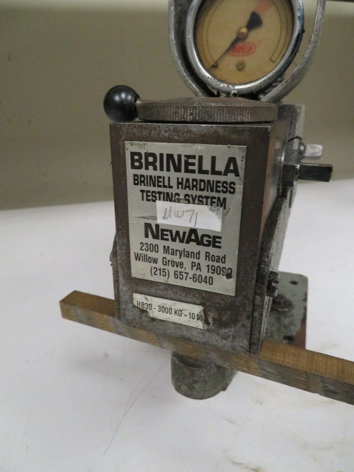 Newage King Test Portable Brinell Hardness Tester MW71 Bullseye