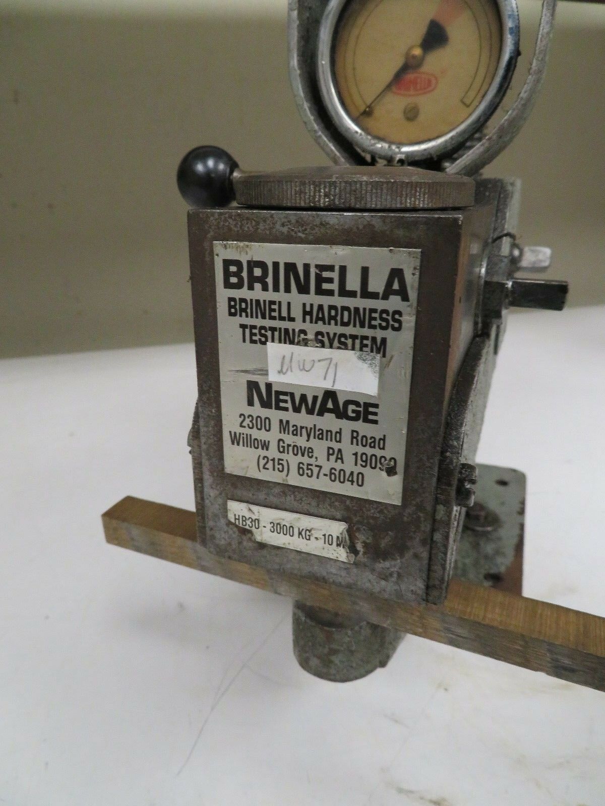 King Brinell Tester