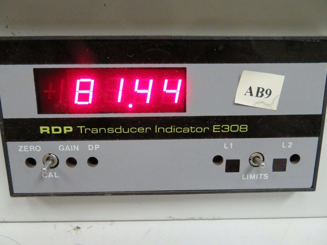 RDP Transducer Indicator E308 with transducer/load cell AB9