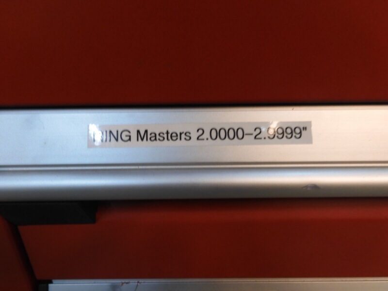 Ring Master Library - 5 Drawer Cabinet - 0-4" ranges covered. Approx 500+ Gages. - Image 7