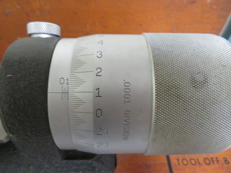 Starrett 673 Bench Micrometer Carbide ANVIL .0001" 0- 2" RANGE 673 PV36 - Image 6