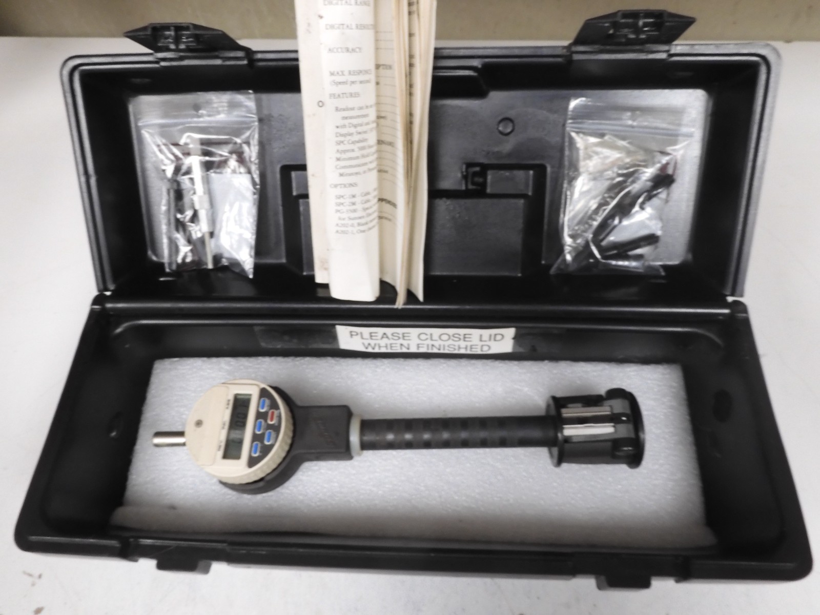 Sunnen Dial Bore Gage - GR-2000 - 2-6" /.0001" - 6" depth, 6 Tips - QF46