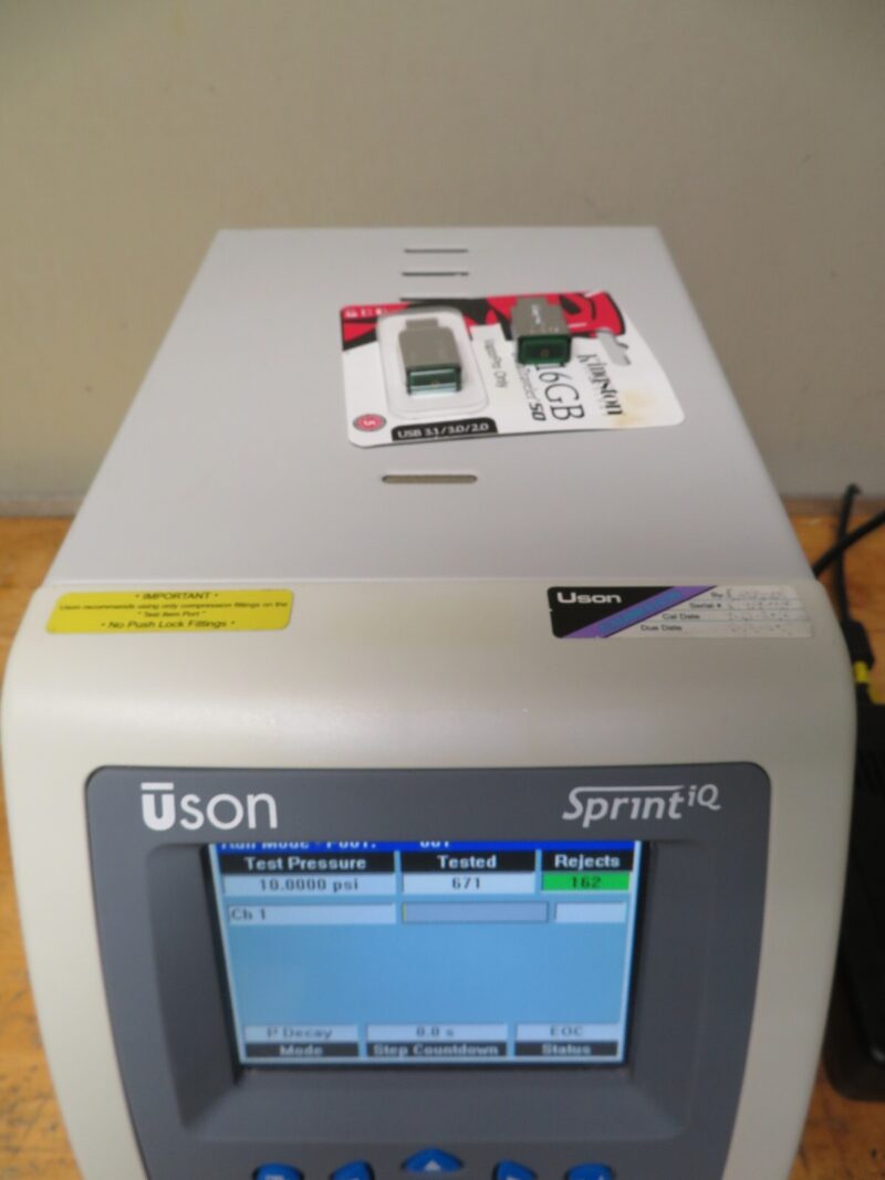 Uson Sprint iQ Leak Flow Tester  0-10 PSIG MDL I-B1SP - Image 4