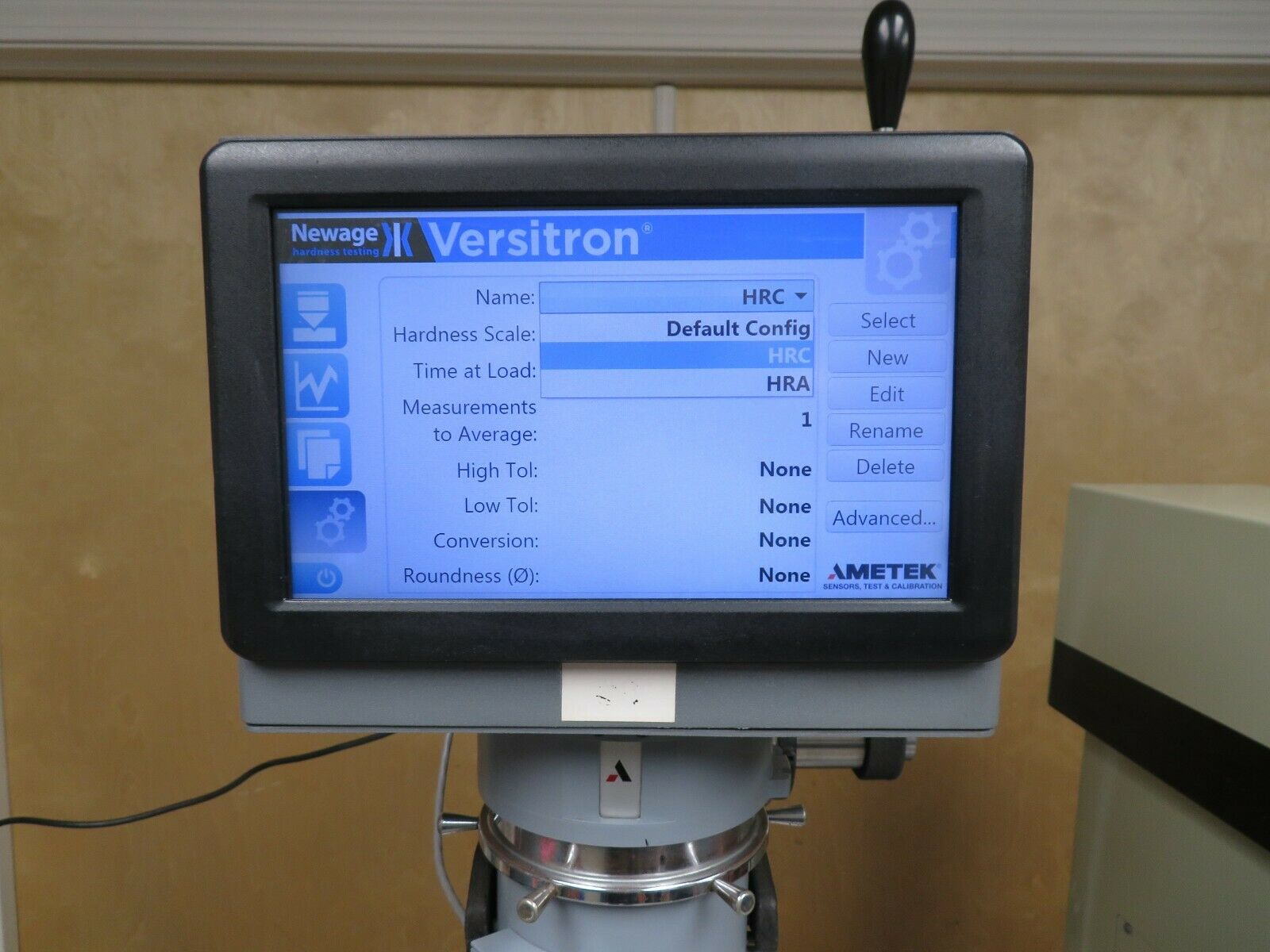 Ametek Newage BT130R Digital Regular & Superficial Rockwell Hardness