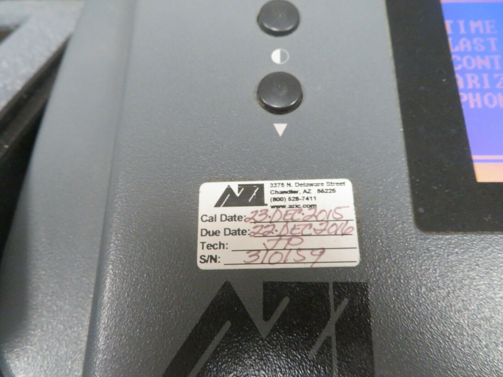 Arizona Instrument Computrac Vapor Pro Moisture Analyzer CT3100L w