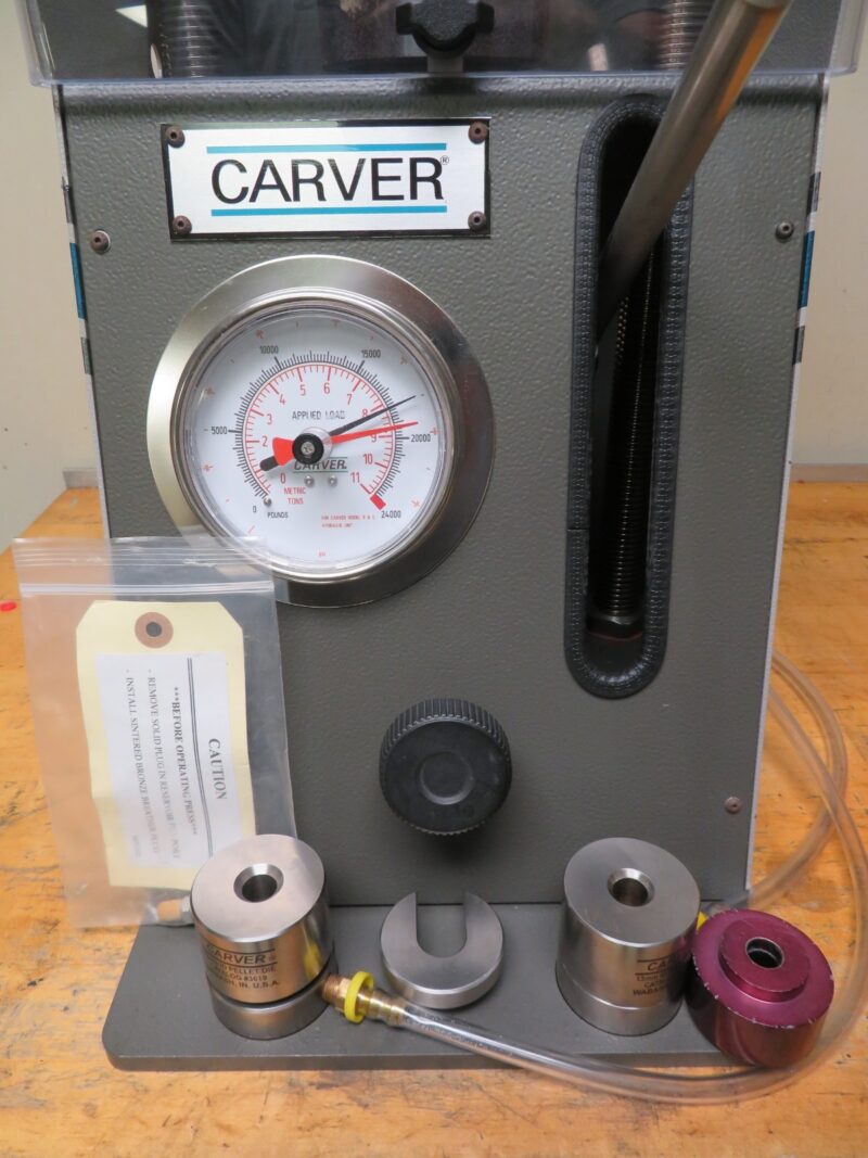 Carver 4350.L 12 Ton Bench Top Laboratory Pellet Press - Image 3