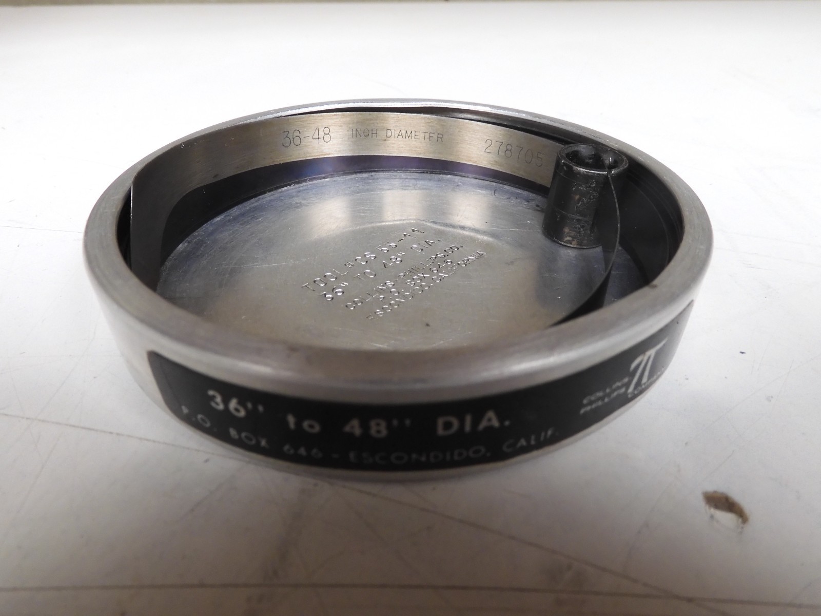 Collin Phillip Tape 36-48" Outside Diameter - PDT/Precision Diameter Tape - QF25