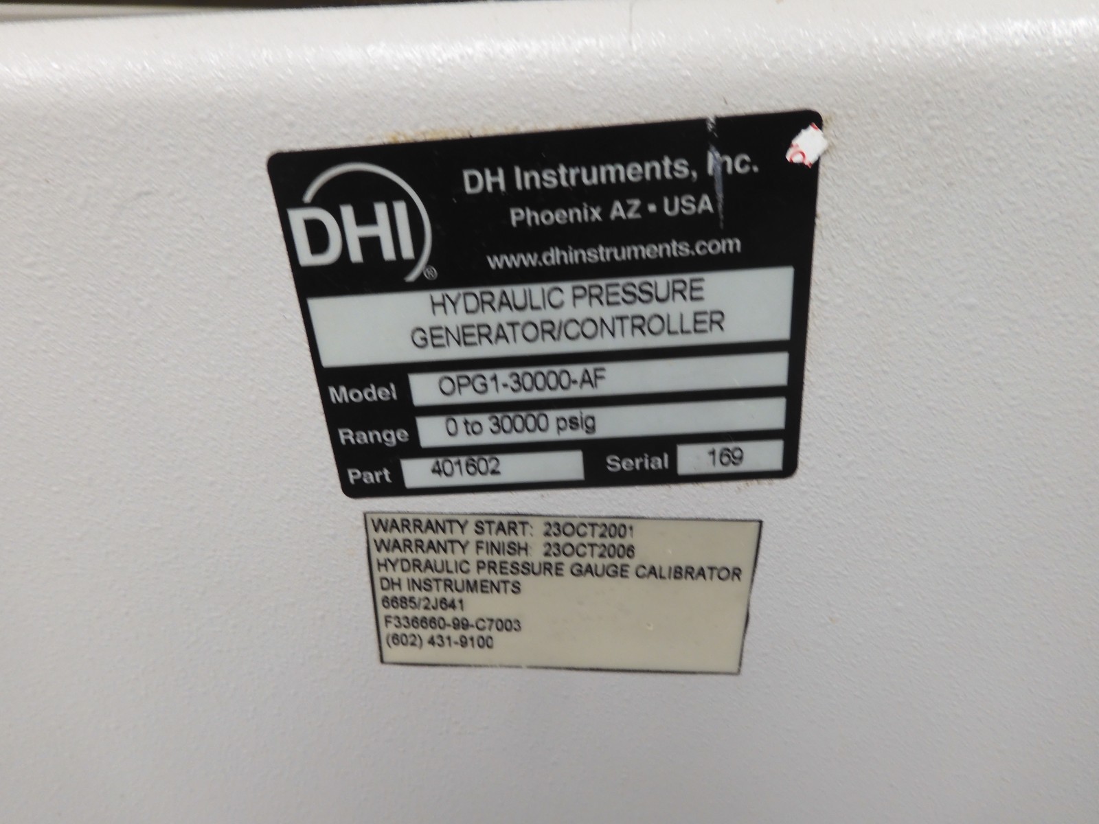 DH Instruments Hydraulic Gage Calibrator/Generator/Controllers PARTS/REPAIR QF25 - Image 7