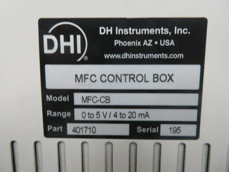 DHI/Dh Instruments MFC-CB MFC Control Box - range 0-5V/4-20mA - OS82 - Image 4