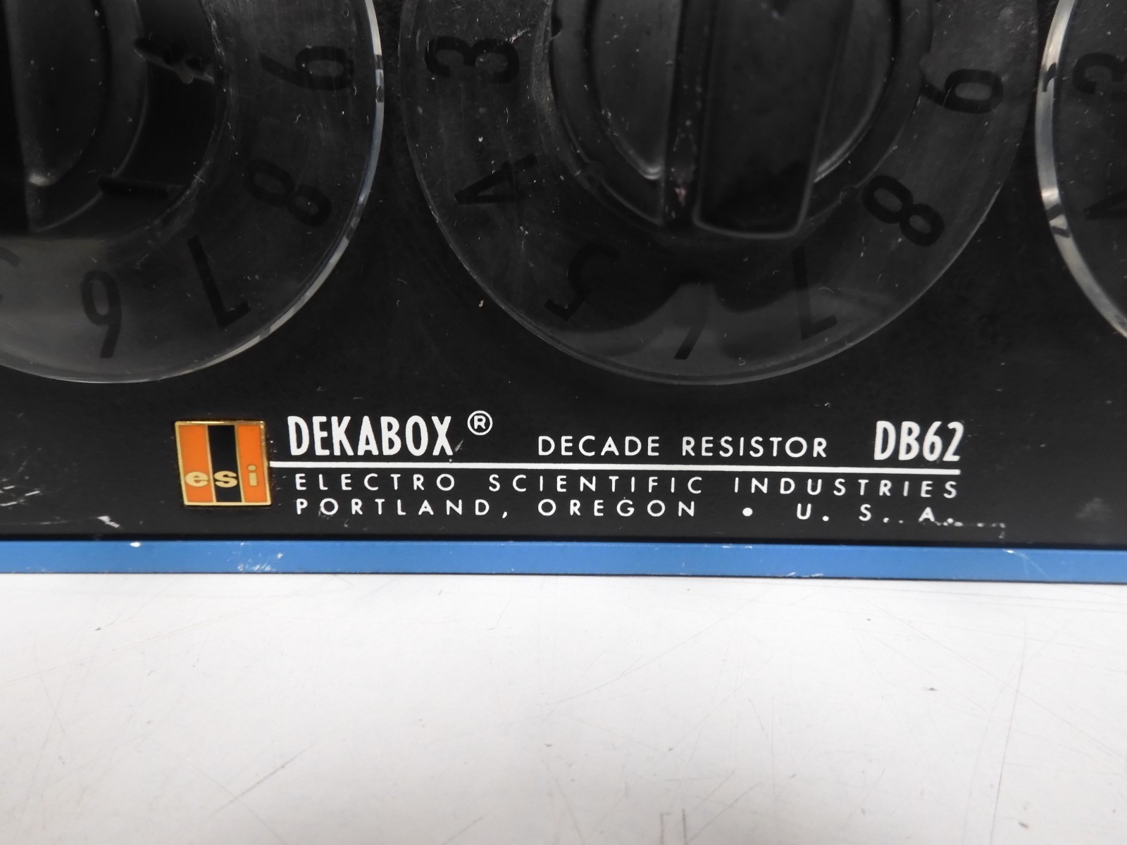 ESI Dekabox - model DB62 - Decade Resistor (1 Ohm - 1,111,110 Ohms) - QF75 - Image 3
