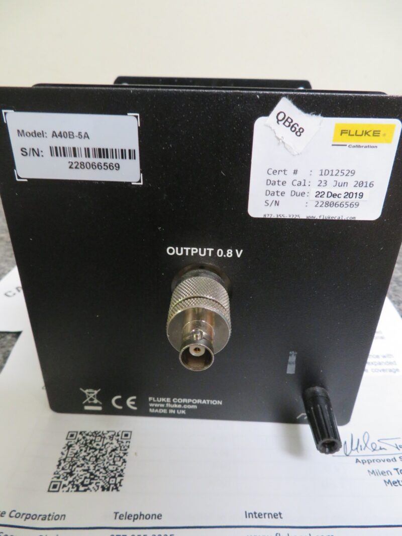 Fluke A40B-5A 5amp Precision DC and AC Current Shunts QB68 - Image 3