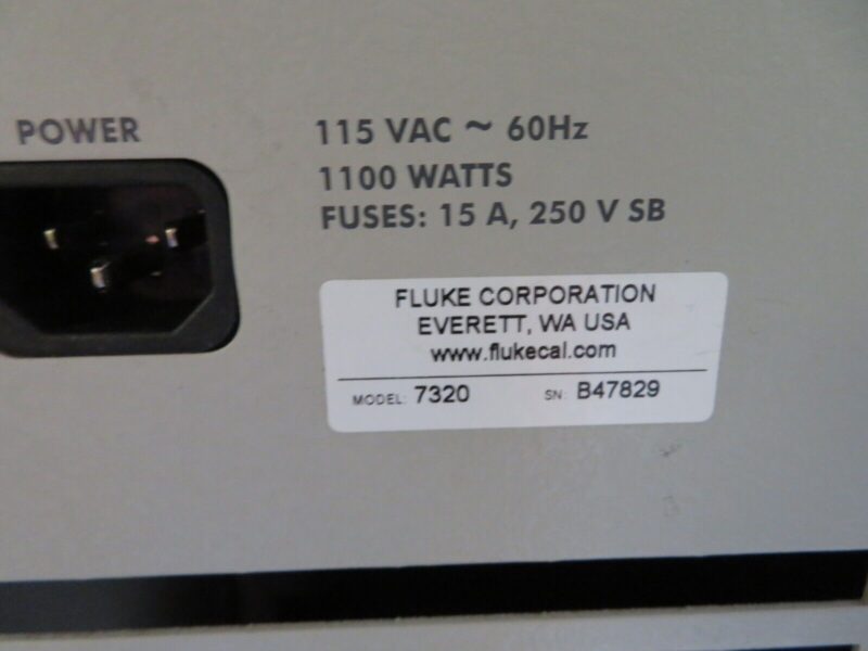 Fluke Hart Scientific 7320 Compact Temperature Calibration Baths -20C 150C PX24 - Image 6