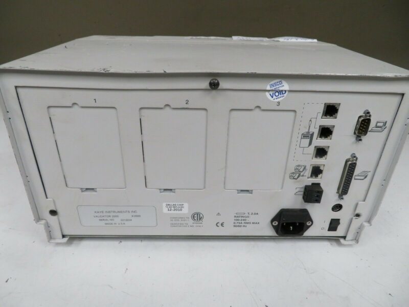 GE Kaye Instruments Validator X2000 w/ manual New Dallas Chip