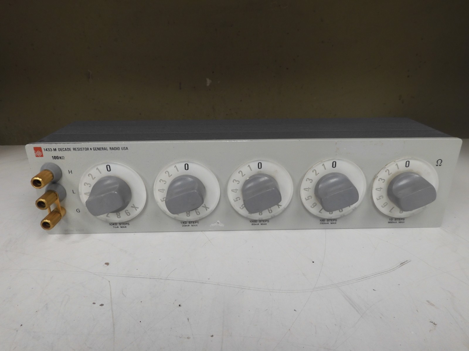 General Radio - 1433-M - 100KΩ Decado Resistor Box - QF67