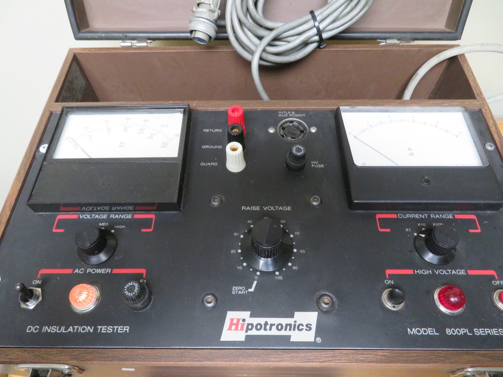 Hipotronics 800PL series 8120-P 120kV DC Insulation Tester QE38 - Image 3