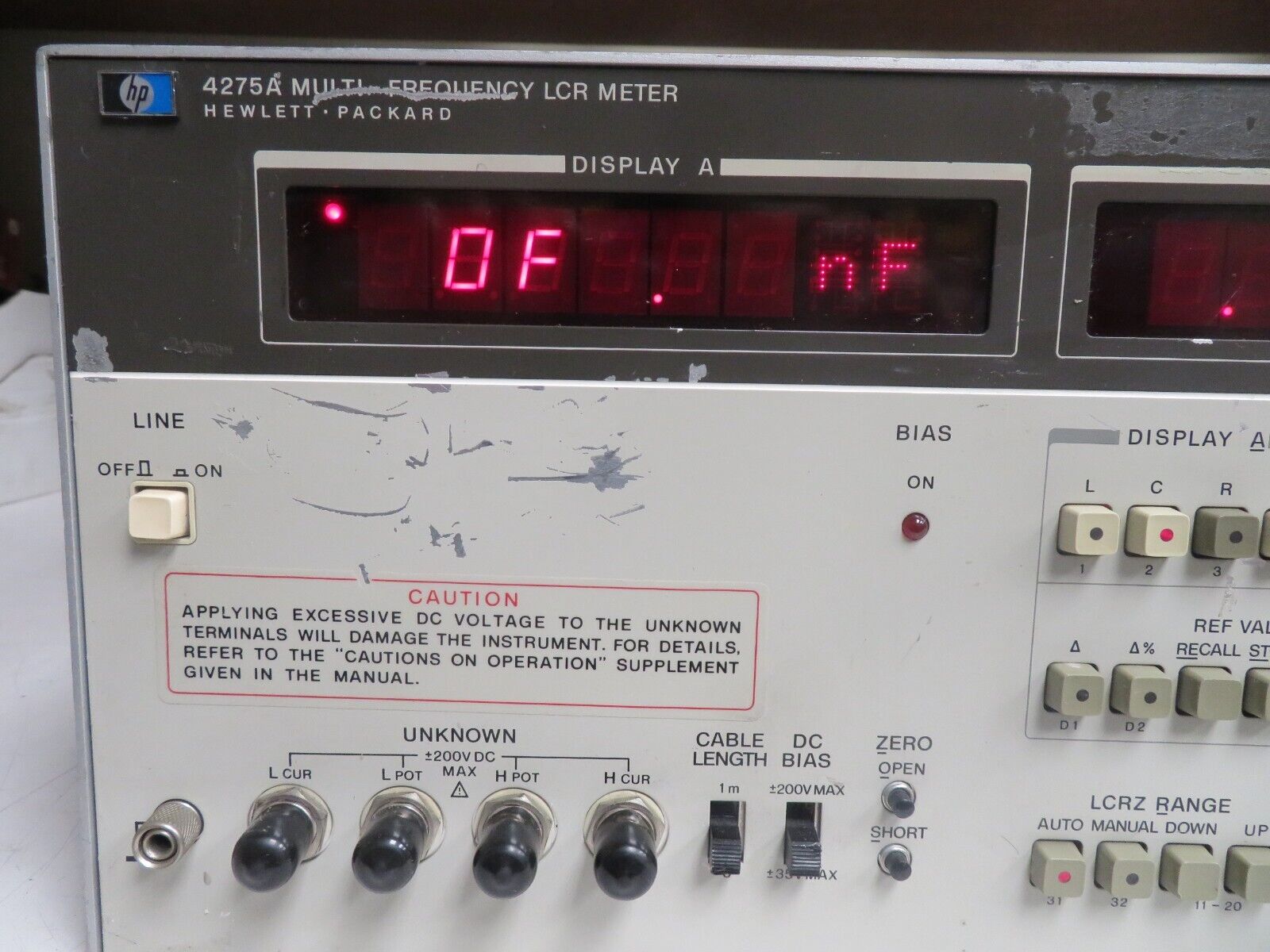 Hp/Agilent model 4275a Multifrequency LCR Meter calibrated 2021