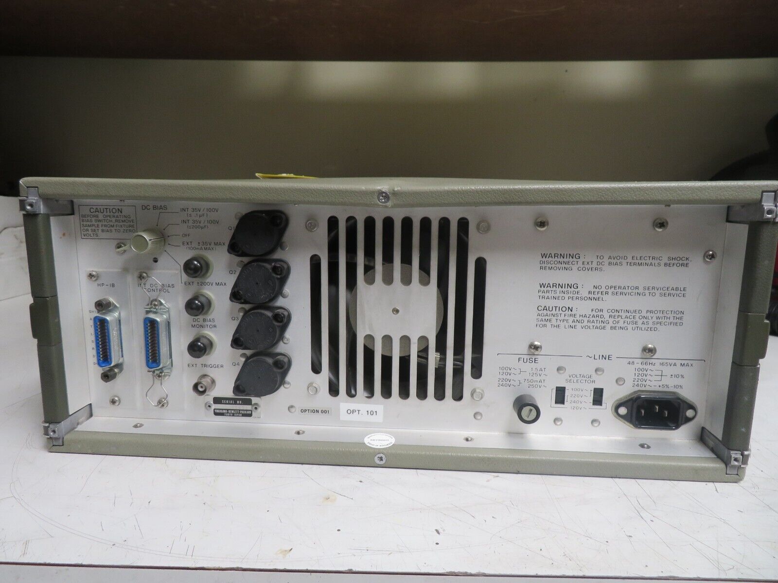 Hp/Agilent model 4275a Multifrequency LCR Meter calibrated 2021