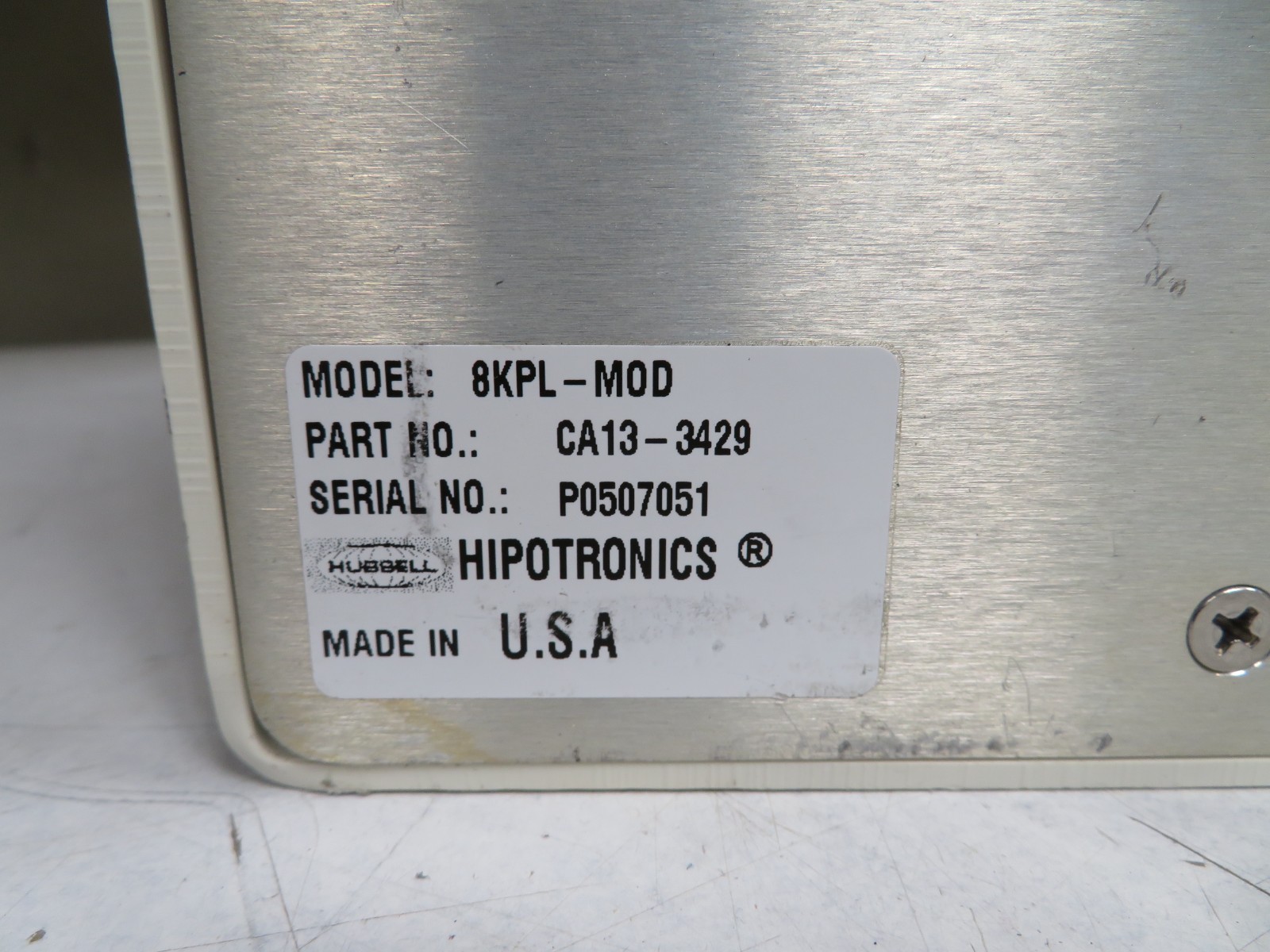 Hubbell Hipotronics 8KPL-MOD: 60kv DC Module Kit QE45 - Image 4
