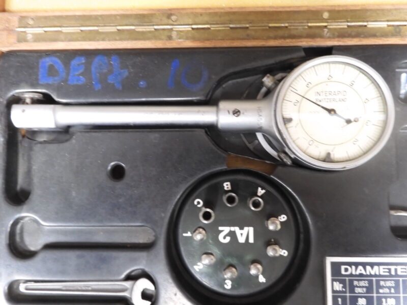 Interapid .8-2"/.0001" Dial Bore Gage Set w/ case - PX67 - Image 3