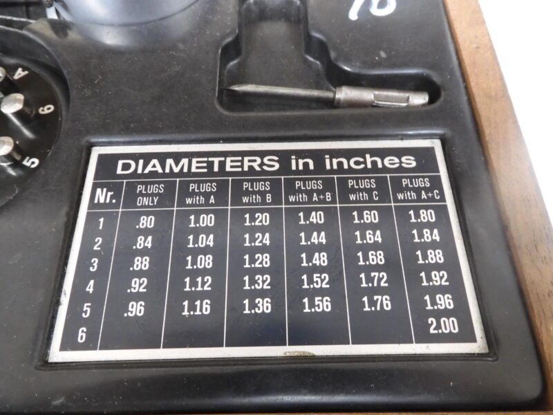 Interapid .8-2"/.0001" Dial Bore Gage Set w/ case - PX67 - Image 4